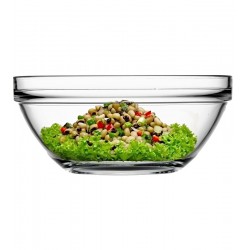 Saladeira 30cm por 12,5cm 5,1 litros Chefs Vidro Temperado